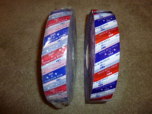 2 Bostitch Pressure Sensitive Strapping  Tape - 2&#034; x 6,000 feet - Made in USA