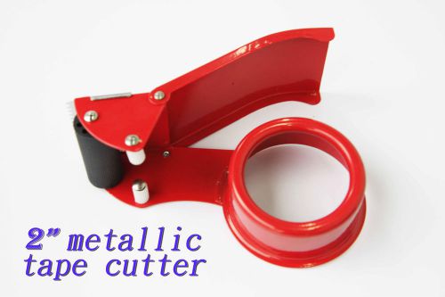 Tape cutter dispenser packing stationery 2&#034; inch metallic packaging parcel gun