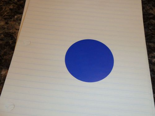 round BLUE 2&#034; color coding inventory labels-  20 labels/stickers 2 inch dot