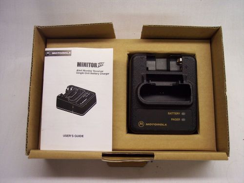 Motorola Minitor III Alert Monitor Reciver Single-Unit Battery Charger