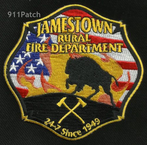 Jamestown, ND Rural Fire Department 24-7 Since 1949 FIREFIGHTER Patch Fire Dept
