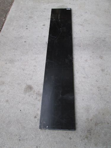 Polypropylene Impact Copolymer Black Plastic Sheet 3/4&#034; x 11&#034; x 62&#034; N00M-00 UHMW