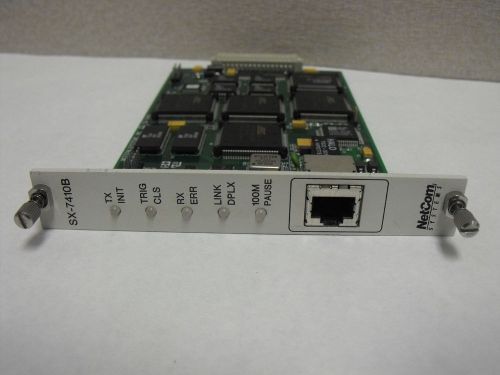 Spirent Smartbits SX-7410B 10/100 Mbps Ethernet SmartCard