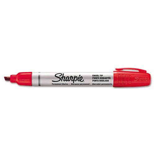 Sharpie Pro Chisel Tip Permanent Marker Red Set of 4