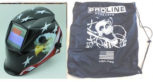 Aeb_bag new pro  auto darkening welding+grinding hood arc tig mig helmet w/ bag for sale