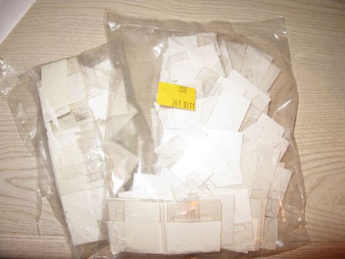 200 plus  closed hang tabs for peg hook hanging for sale