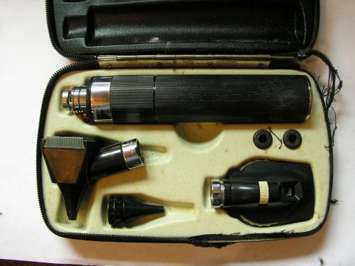Welch Allyn 3.5v Otoscope &amp; Ophthalmoscope Diagnostic Kit - Black - 25000 11600