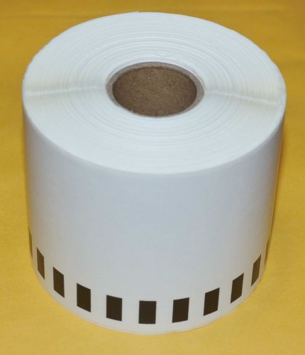 6 rolls DK2205 DK-2205 2-3/7&#034; x 100&#039; Continuous Paper Labels