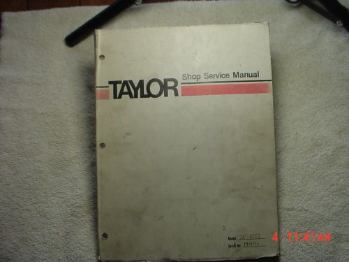 Taylor  Forklift  SERVICE MANUAL   Model TE-155S  dated 5/88