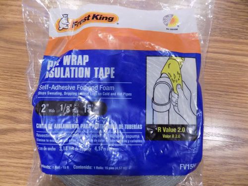 Frost King Pipe Wrap Insulation Tape 2&#034;w X 1/8&#034;t X 15&#039;l, 7757802317,