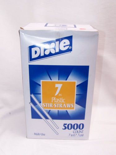 Dixie 7in Stir Straws -5000 count Item # 9901 --Coffee or Bar Supplies #D11
