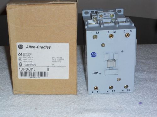 Allen Bradley 100-C60D10 Contactor, Series B - NEW in the Box!