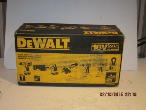 Dewalt dck675l heavy-duty 18v 6-tool cordless combo kit, lithium-ion,f/shp nisb for sale