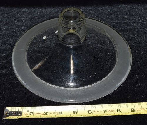 Large Desiccator Lid Only – 9.5” Diameter – NOS – Lab Glass
