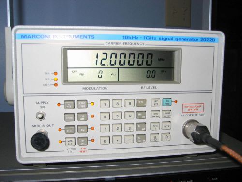 Marconi Signal Generator 2022D, 10kHz-1GHz
