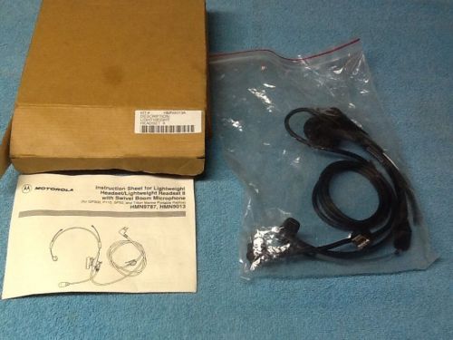 NEW - MOTOROLA HMN9013A Black Headband HEADSET - NEW IN BOX