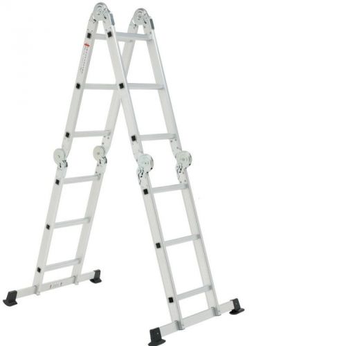 12&#039; Aluminum Folding Ladder / Platform / A - Ladder