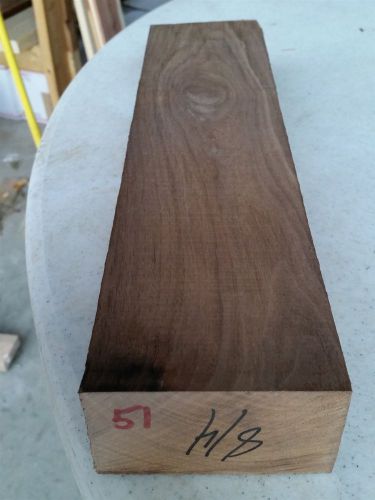 Thick 8/4 black walnut board 14 x 3.5 x 2in. wood lumber (sku:#l-51) for sale