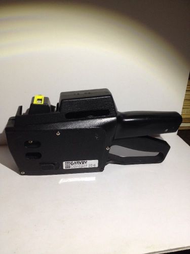 GARVEY #22-6 1 LINE CONTACT HAND HELD PRICING GUN IN GOOD CONDITION