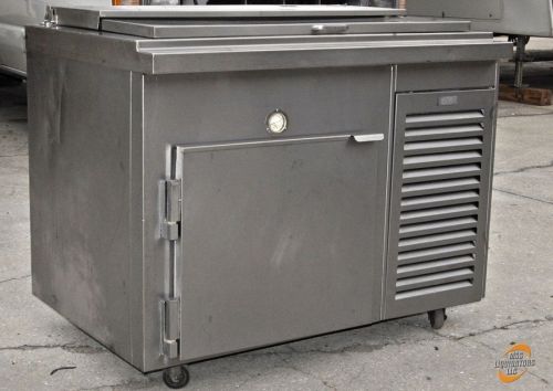 Kairak krp48s refrigerated prep table; certified and refurbished for sale
