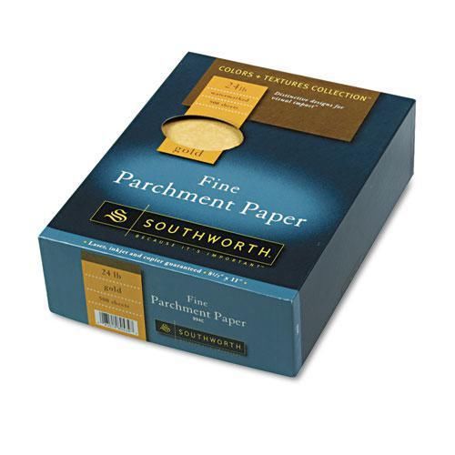 NEW SOUTHWORTH 994C Parchment Specialty Paper, Gold, 24 lbs., 8-1/2 x 11,