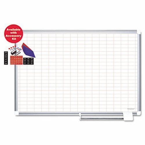 Mastervision platinum plus dry erase w/accessories, grid, 36x24 (bvccr0630830a) for sale