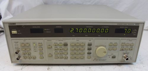Leader 3222 100 khz to 2.7 ghz signal generator for sale