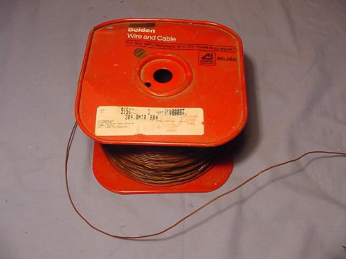 One 900 ft. roll of belden 9151 speaker wire 22 awg 1 twisted pair. for sale