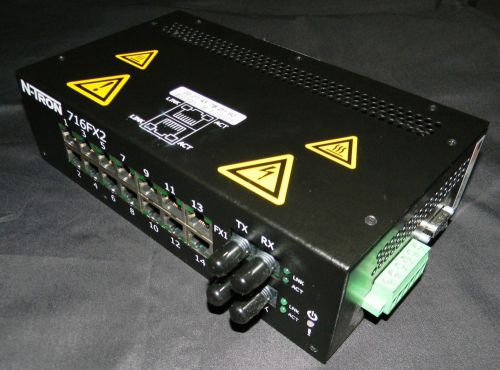 N-tron 716fxe2-st-15  16 port industrial ethernet switch - new in box for sale
