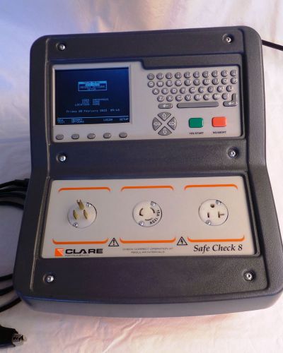 Clare safecheck 8 power tool and electrical appliance safety tester for sale