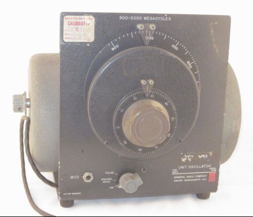 General Radio 1218-A Audio Unit Oscillator 900-2000mhz Analog synthesizer GenRad