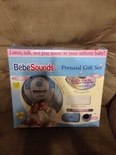 Bebe Sounds Prenatal Gift Set Original Box Working Heart Listener Maternity Belt