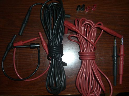 Test lead set with mini clips and lantern probes for fluke **tested** for sale