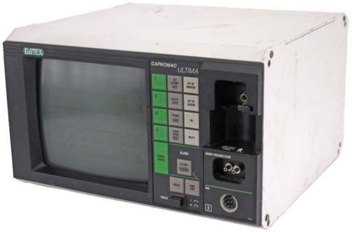 Datex ohmeda ult-svi-27-00 capnomac ultima anesthesia gas/patient monitor parts for sale