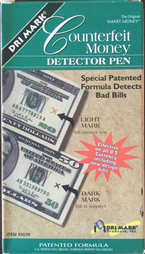 Dri-Mark Counterfeit Money Detector Pens, 12-count