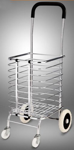 Folding Shopping Cart Superiorlight Aluminum Portable Storage Basket