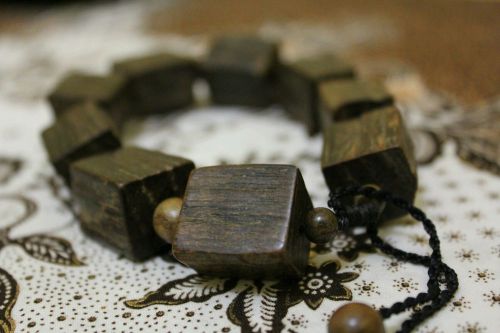 agarwood super kalimantan bracelet, natural agarwood