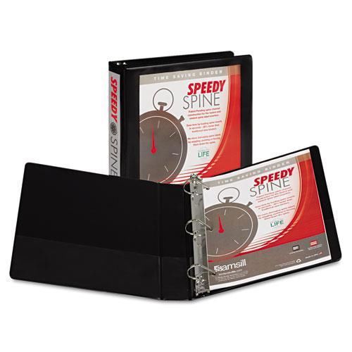 New samsill 19150c speedy spine angle-d ring view binder, 11 x 8-1/2, 1-1/2&#034; for sale