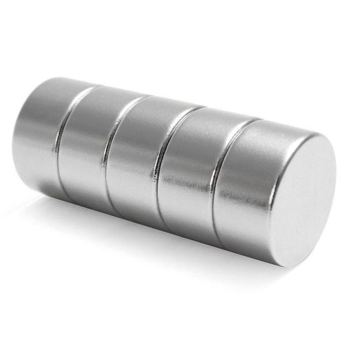 1pc n52 large neodymium strongest rare earth round disc magnet silver 20 x 10mm for sale