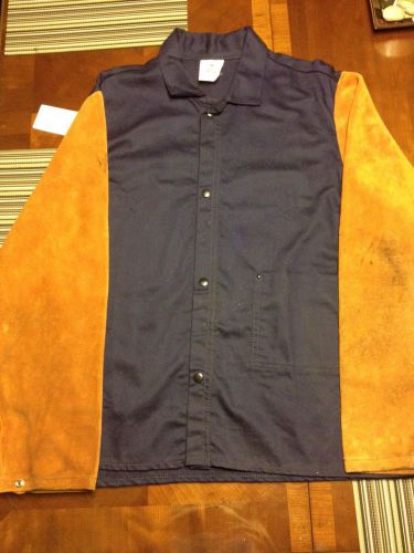 Steiner welding jacket xl fr cotton torso w/ leather sleeves for sale