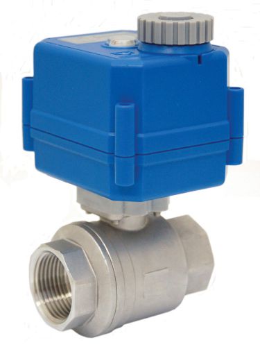 1&#034; Electric Actuated Ball Valve 24 VDC Stainless Steel-New