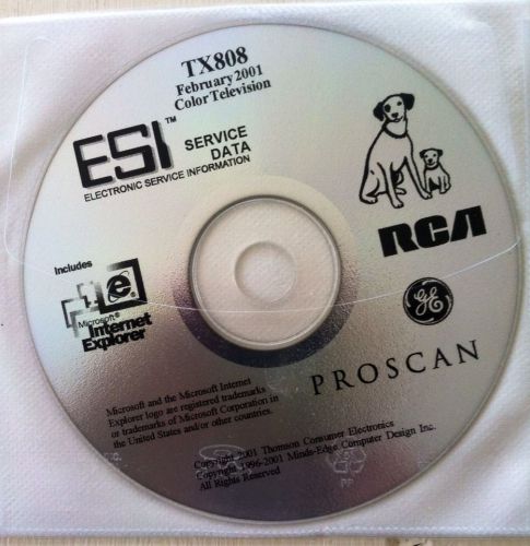 TX808 ESI Electronic Service Data CD
