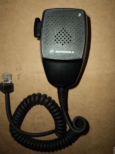 MOTOROLA Mobile Microphone w/LED HMN3008A  GREAT CONDITION HMN3596A Radius CDM
