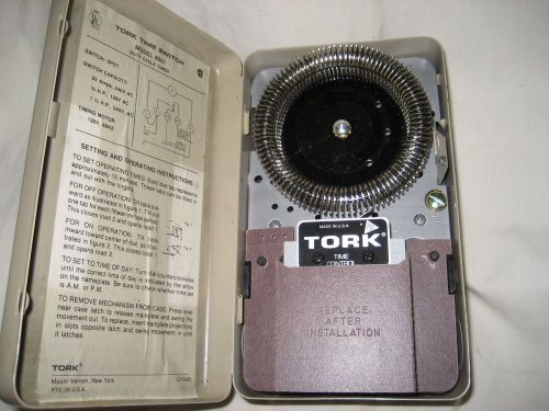 TORK N0 8001 Timing Motor; 20 Amp; Single Pole - Double Throw 120 Volt; NOS