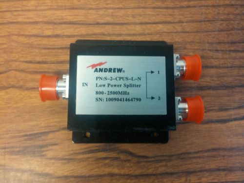 Andrew S-2-CPUS-L-N Microwave RF Power Splitter Combiner 800-2500 MHz