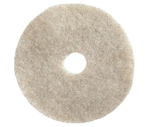 Burnishing pad, 19 in, white, pk 5 for sale
