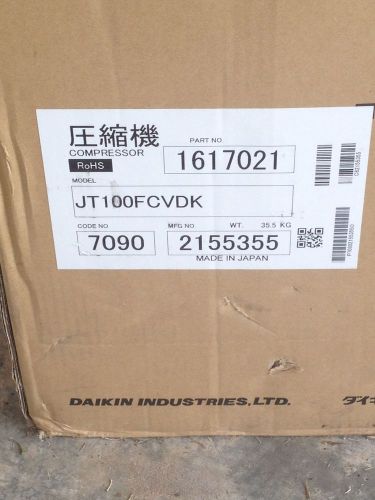 Daikin Compressor JT100FCVDK PART 1617021