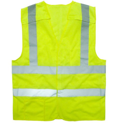Flame resistant 5 point breakaway class 2 hi vis safety vest - extra large for sale
