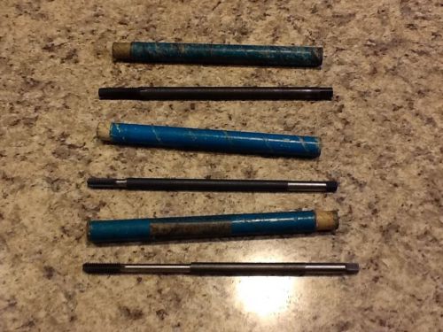 Lot of 3 Bendix Besly Long Thread Tap 2 of 5/16 - 18 and 3/8 -16
