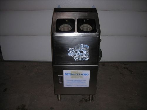 MERITECH CLEANTECH 2000S HAND AND GLOVE WASHER STATION MACHINE CLEAN TECH